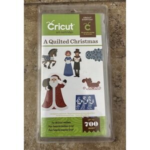 CRICUT Cartridge A Quilted Christmas #2001189 Holiday up to 700 Images New Santa